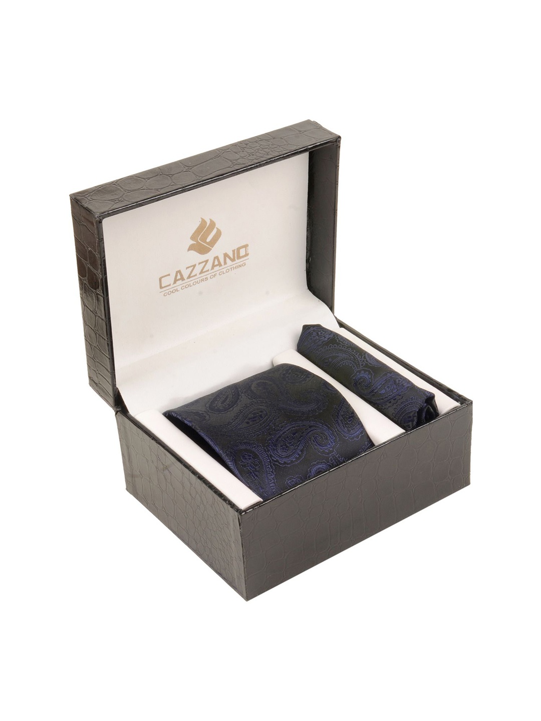 

Cazzano Men Accessory Gift Set of Tie & Pocket Square, Purple