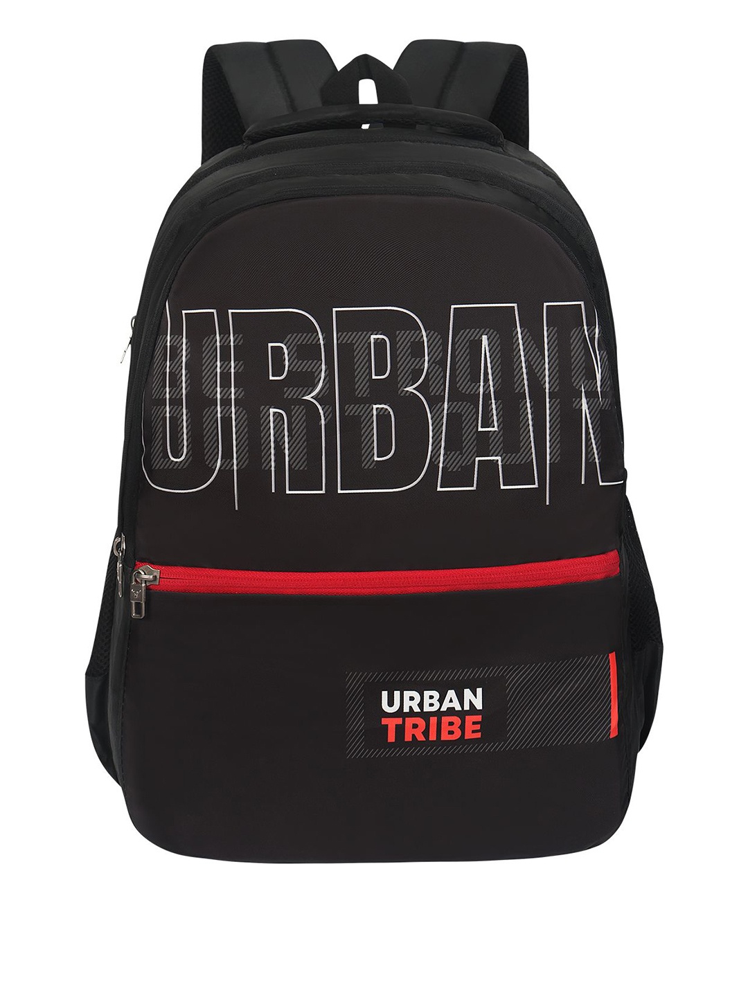 

URBAN TRIBE Unisex Typography Backpack, Black