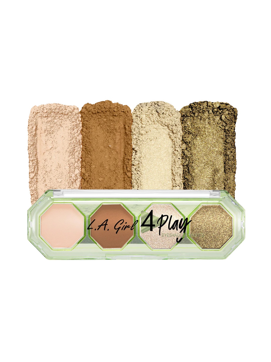 

L.A Girl 4Play Highly-Pigmented Eyeshadow Palette - Cowgirl, Gold