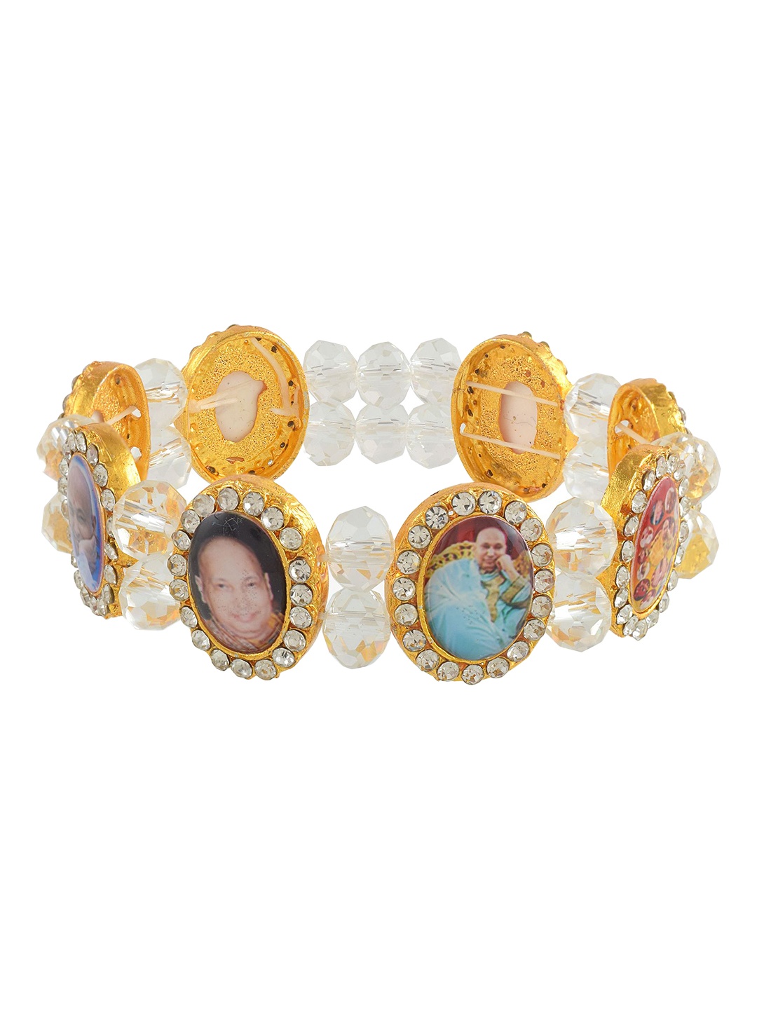 

MEMOIR Boys Brass Brass-Plated Bangle-Style Bracelet, Gold