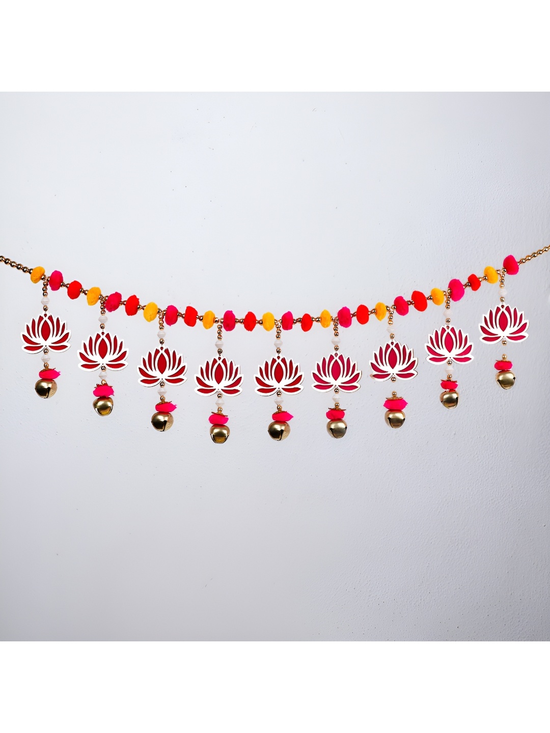 

Archies Yellow & Pink Lotus Entrance Door Hanging