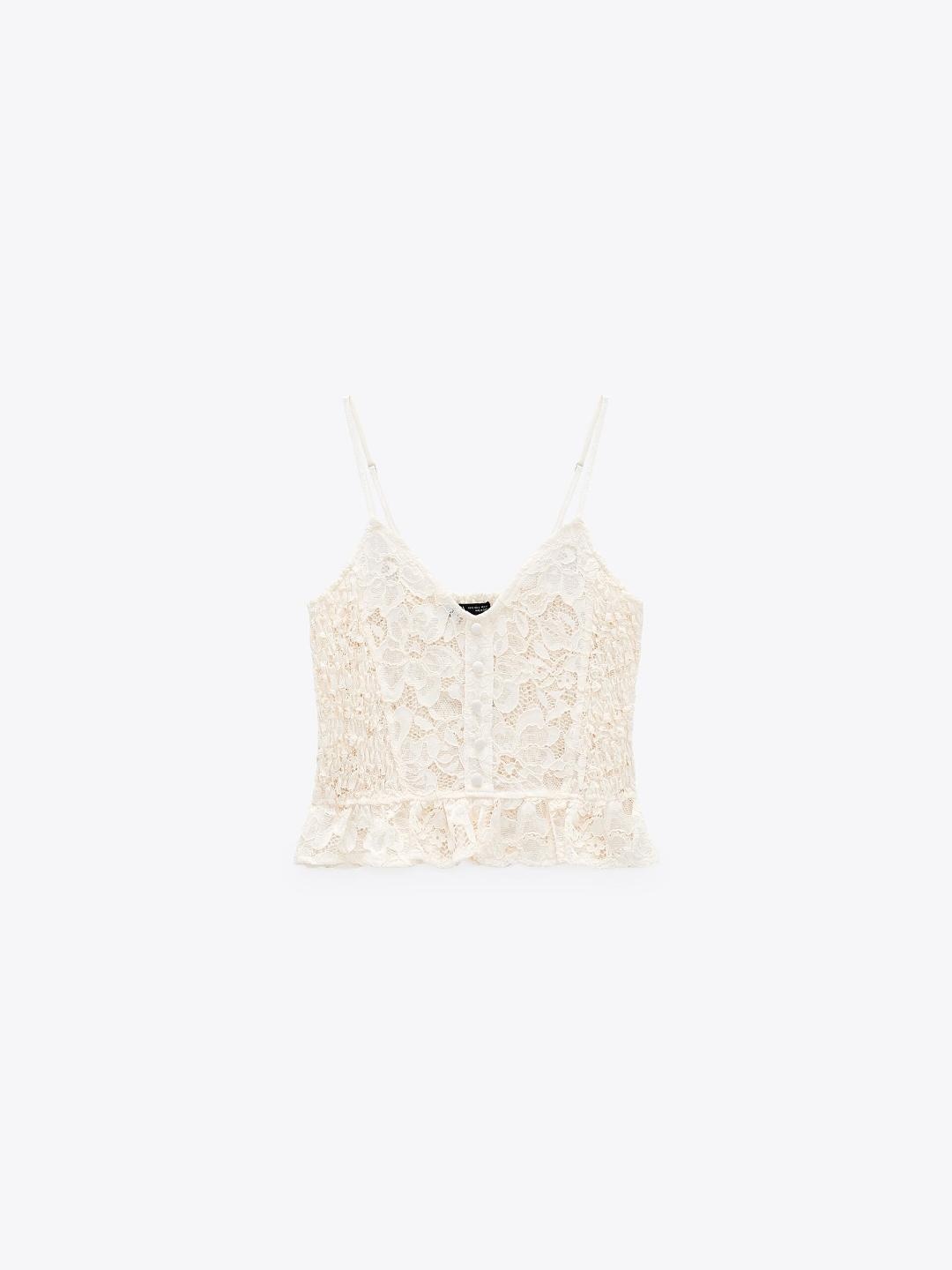 

ZARA Adults-Women Tops, Beige