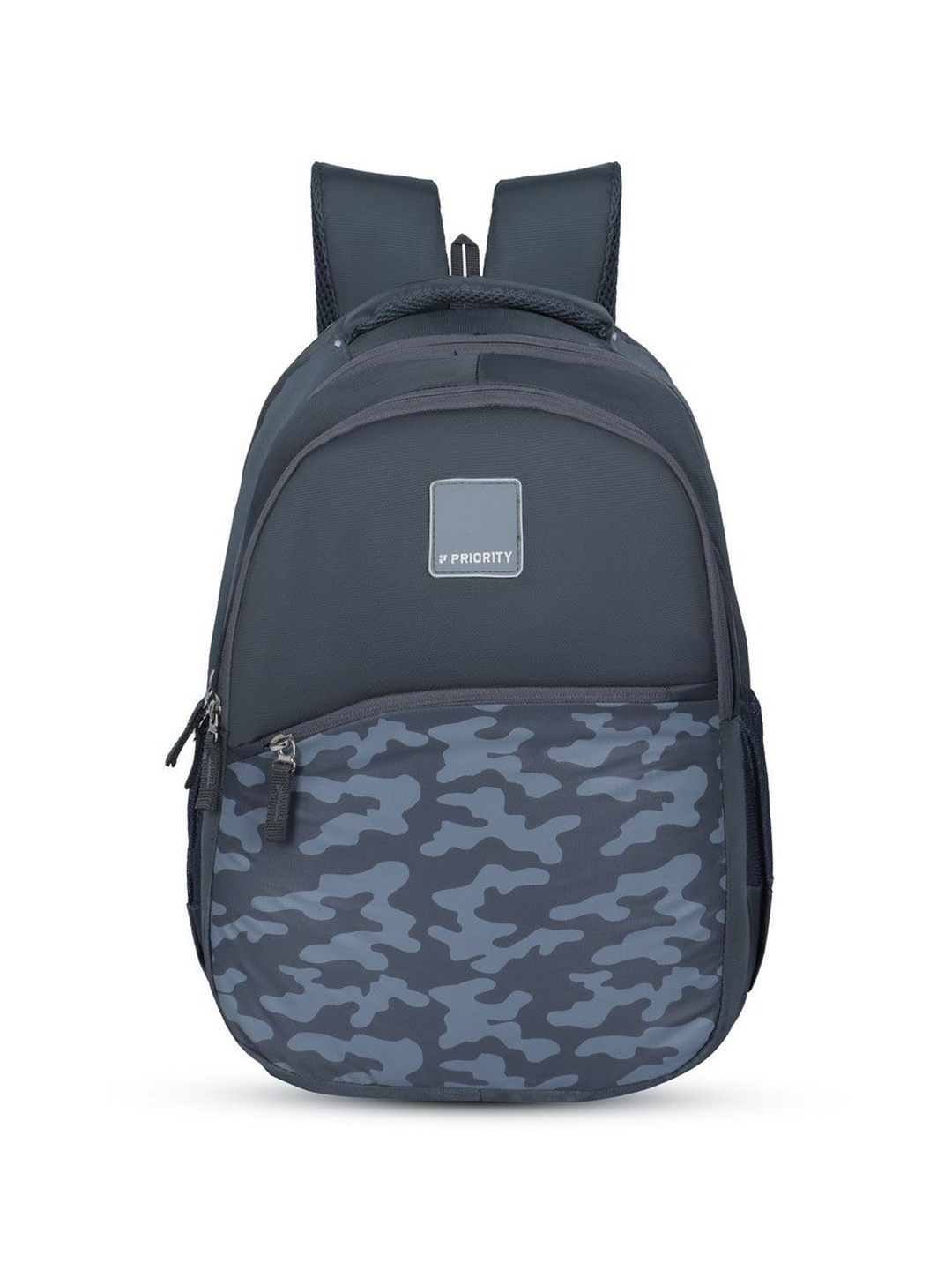 

Priority Unisex 8 Inch Camoflug Printed College Backpack, Grey