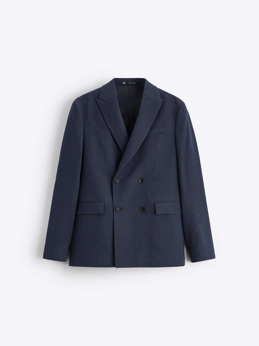 

ZARA Men Navy Blue Blazers