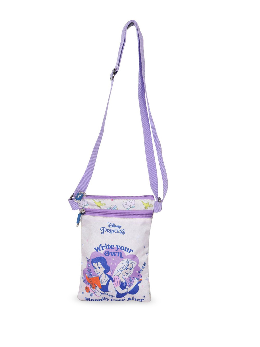 

NOVEX Unisex Graphic Printed Crossbody Sling Bag, White