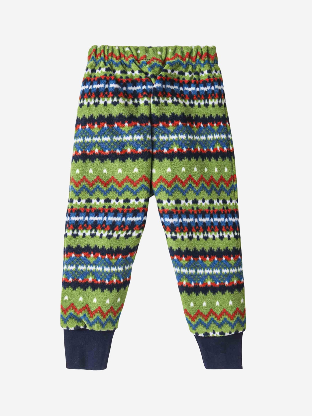 

CrayonFlakes Kids Printed Lounge Casual Joggers, Green