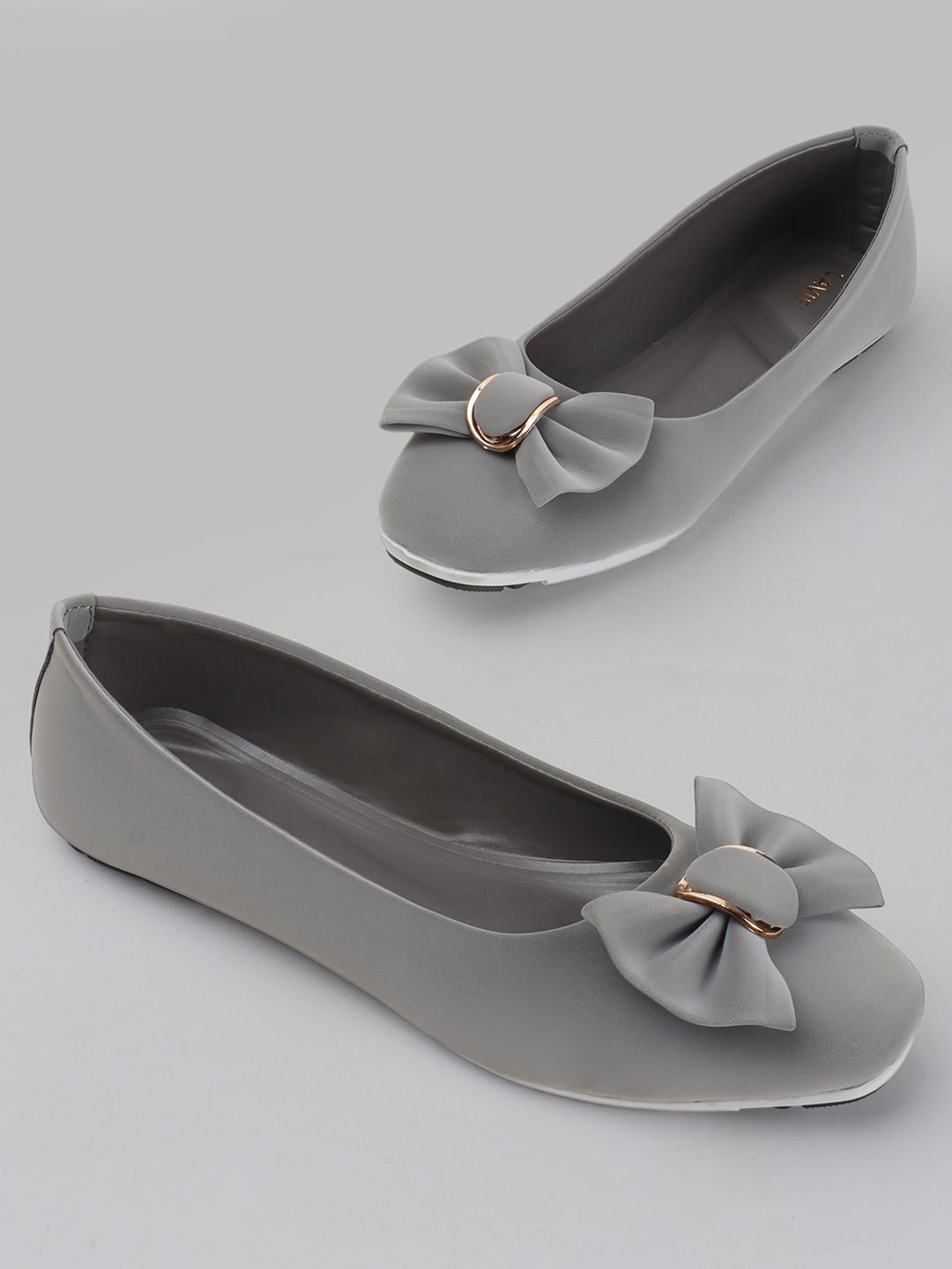 

Lavie Women Casual Ballerinas Flats With Bows, Grey