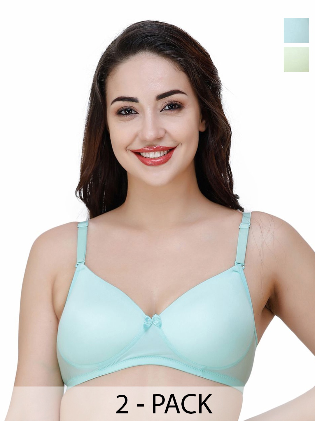 

College Girl Bra Full Coverage Lightly Padded, Green