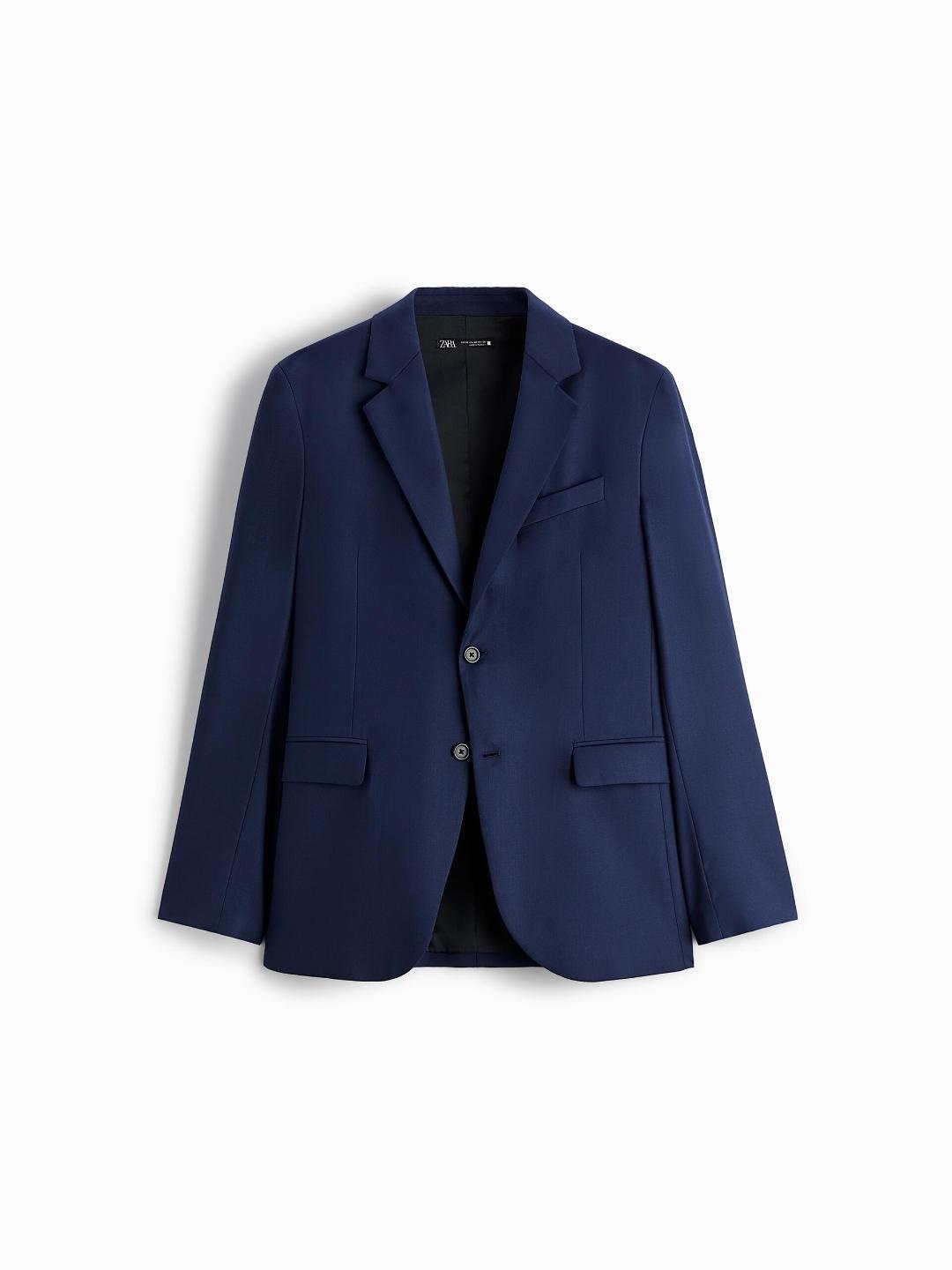 

ZARA Men Blue Blazers