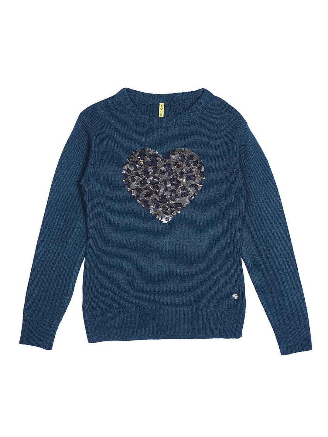 

Gini and Jony Girls Embellished Detail Pullover, Teal