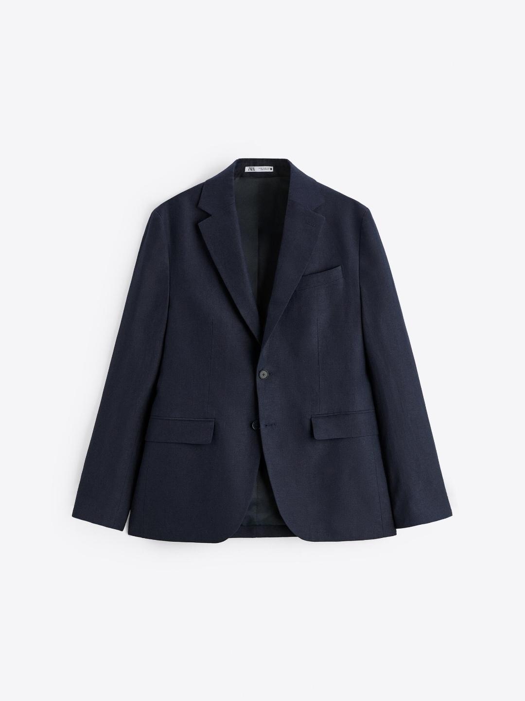 

ZARA Men Blue Blazers