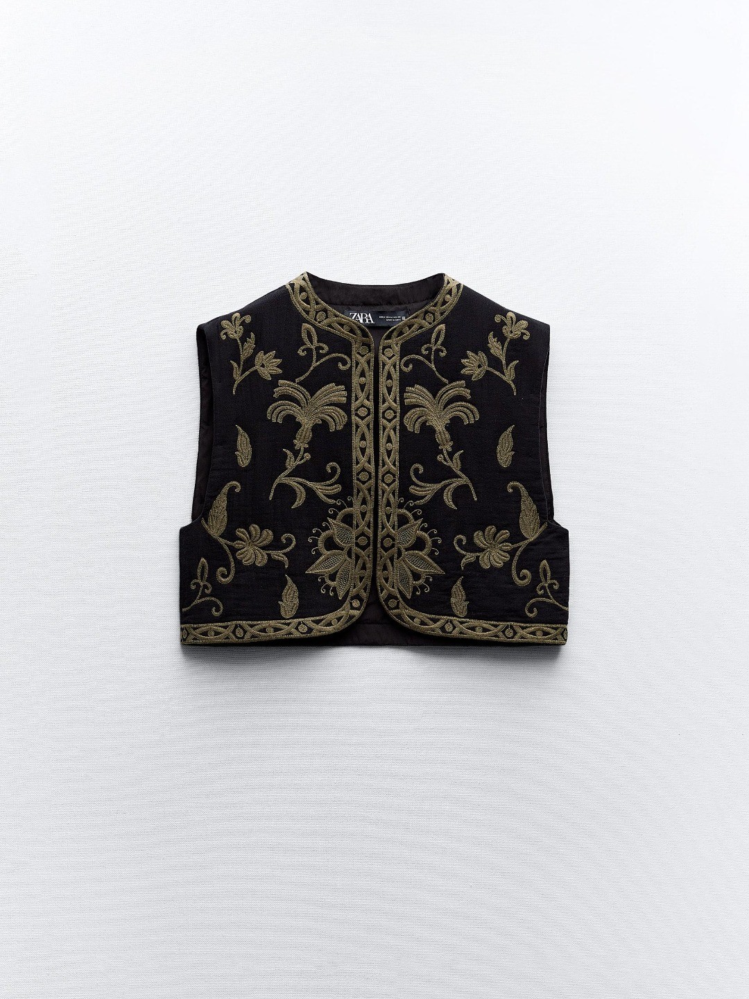 

ZARA Women Black Waistcoat