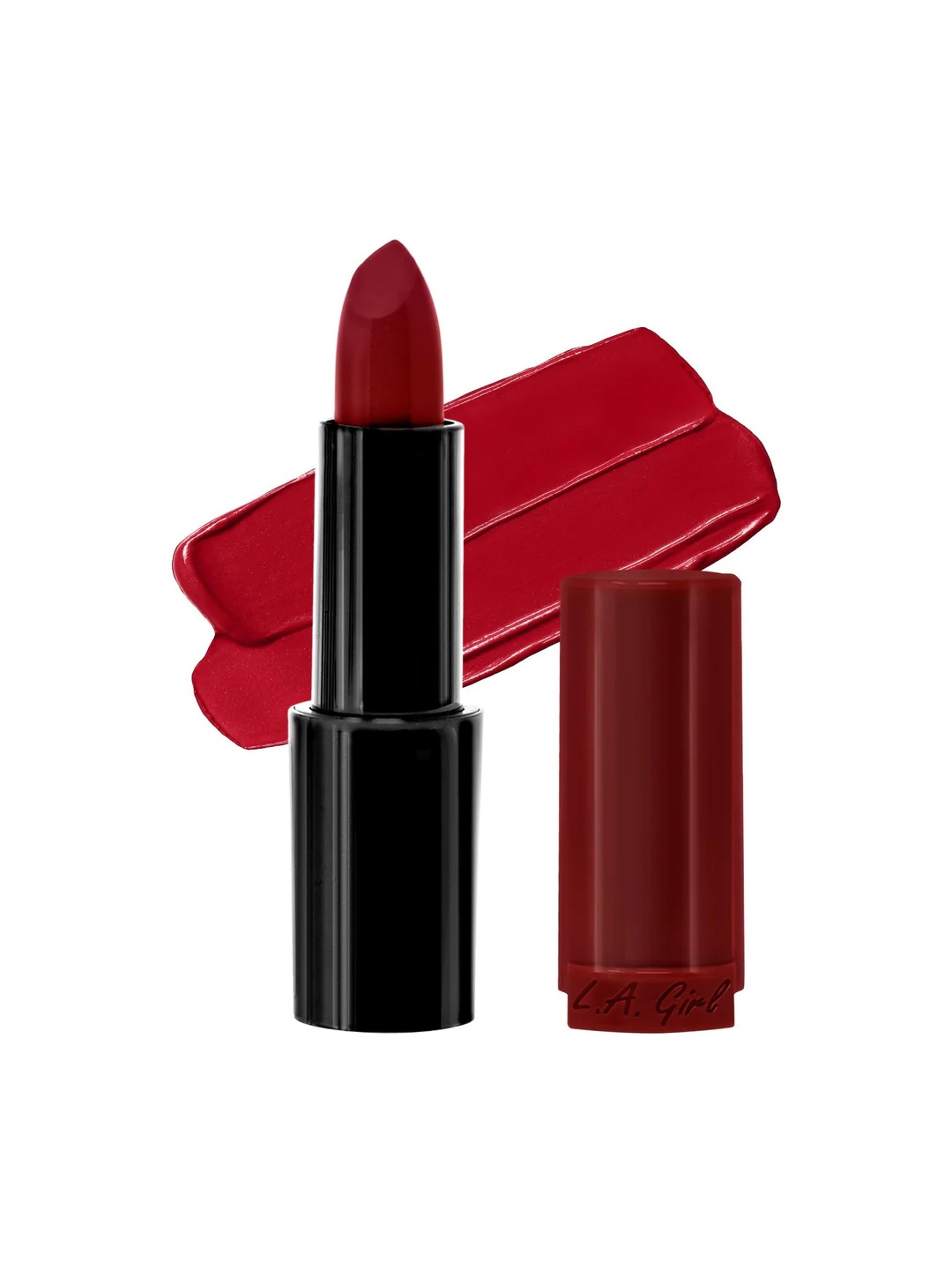 

L.A Girl Pretty & Plump Creamy Lipstick with Vitamin E & Shea Butter - Heated, Red