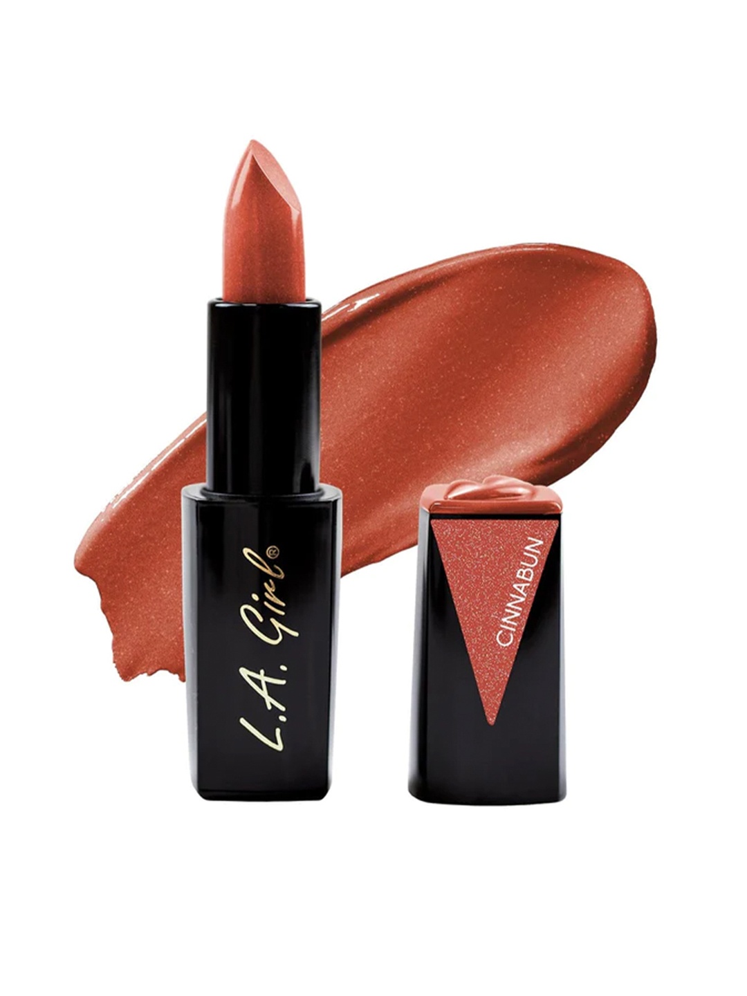 

L.A Girl Lip Attraction Lipstick with Vitamin E 3.2 g - Cinnabun, Brown