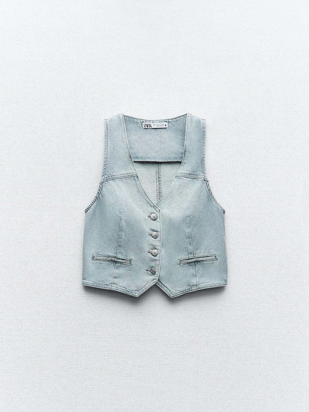 

ZARA Women Grey Waistcoat