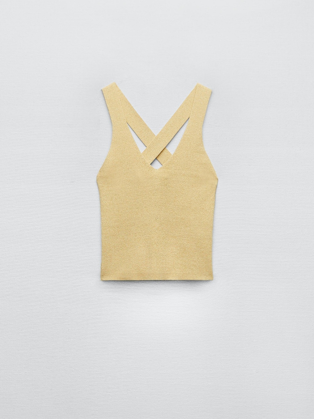 

ZARA Adults-Women Tops, Gold