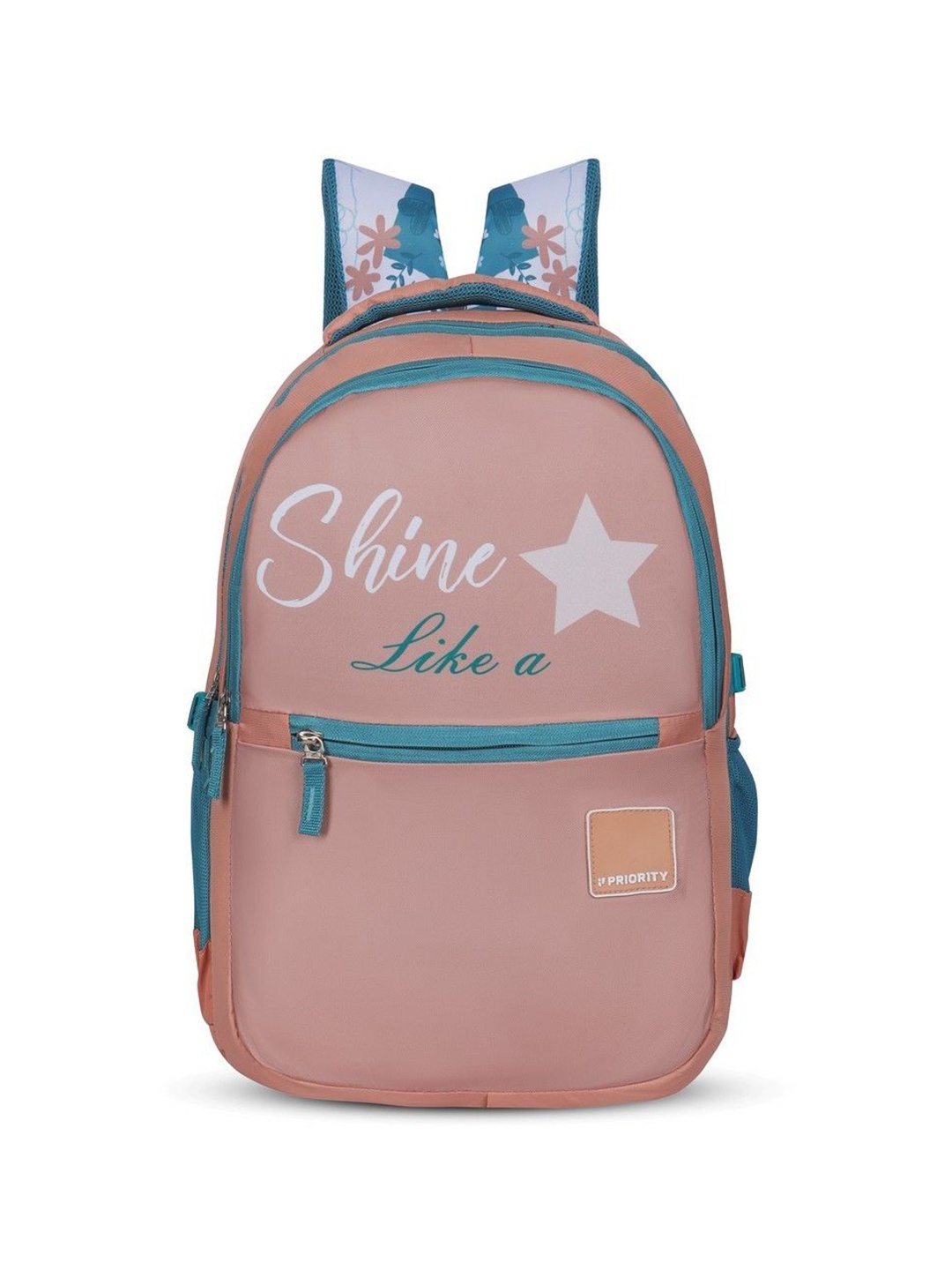 

Priority Unisex Typography Printed Backpack, Pink