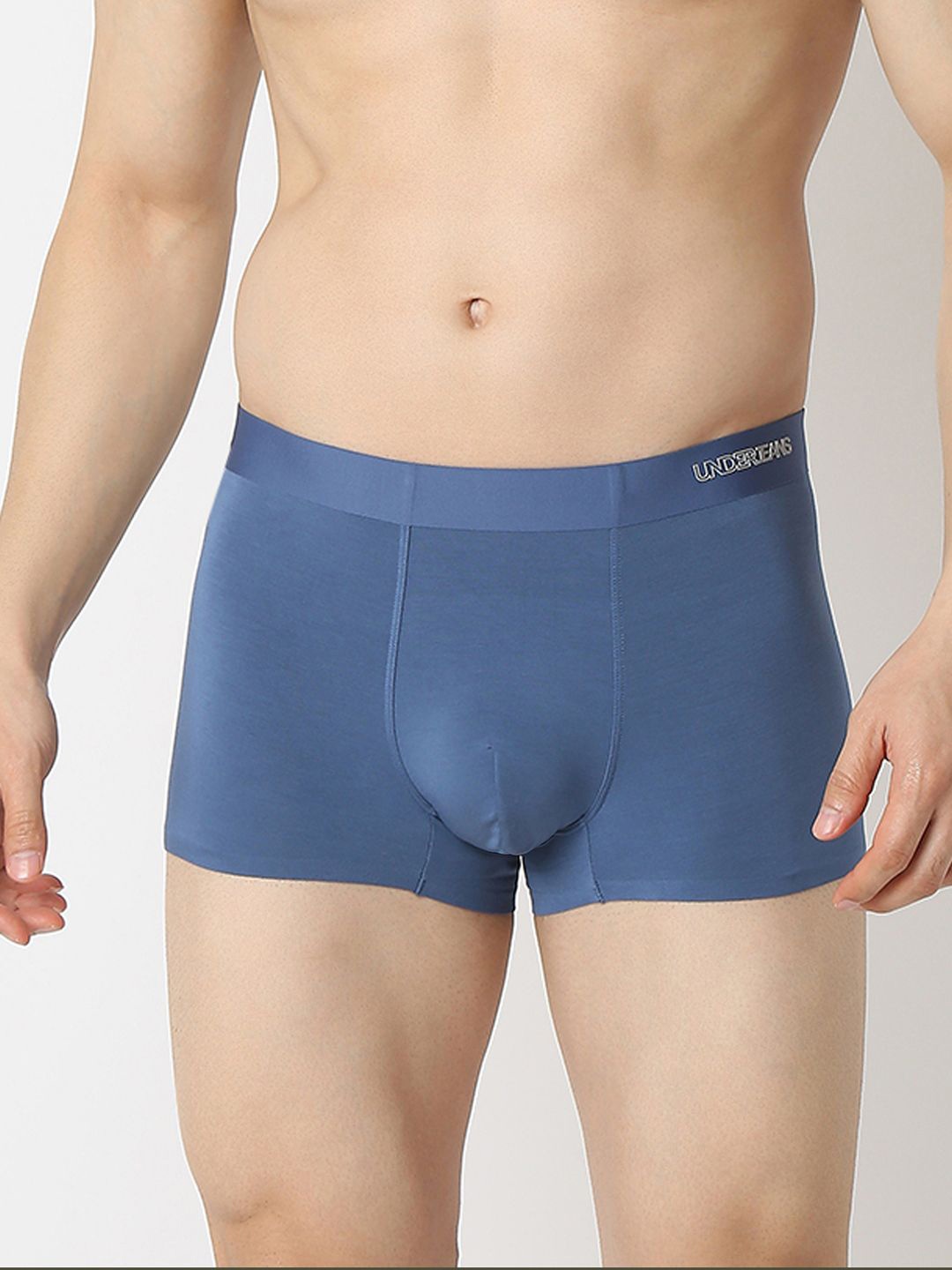 

UnderJeans by Spykar Men Solid Short Trunk UJNPTSI100PACIFICBLUE, Blue