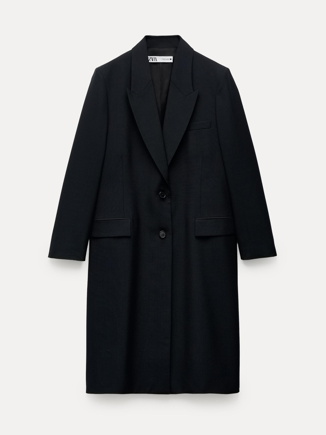 

ZARA Women Navy Blue Coats