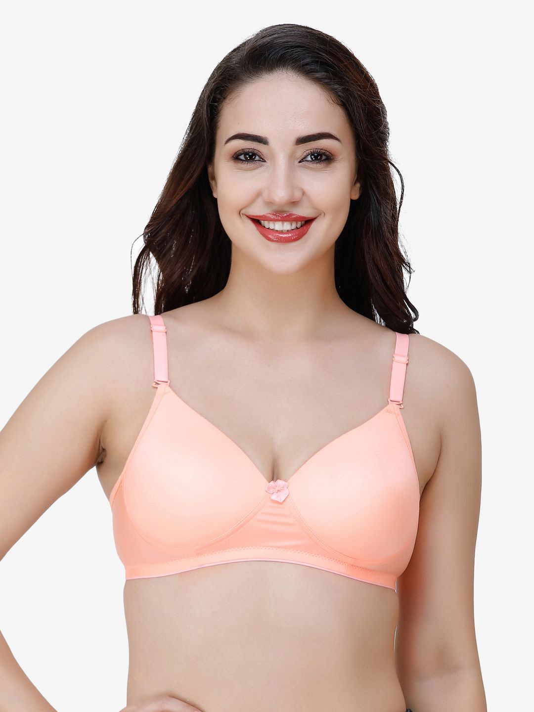 

College Girl -Women Full Coverage Lightly Padded All Day Comfort T-shirt Bra, Blue