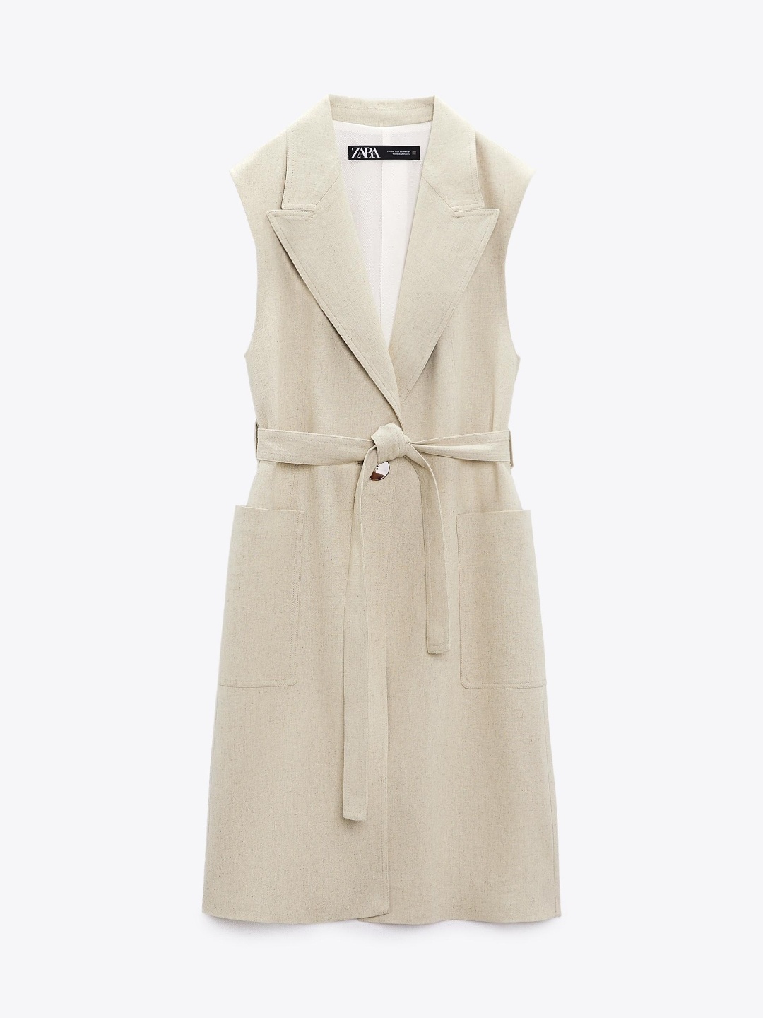 

ZARA Women Beige Waistcoat