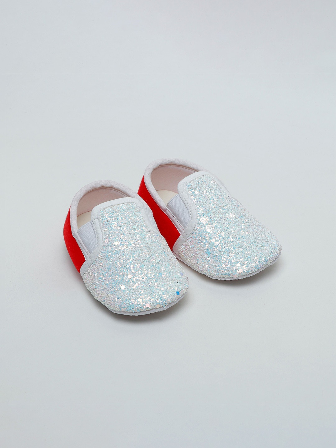 

BAESD Girls Cotton Booties, Silver