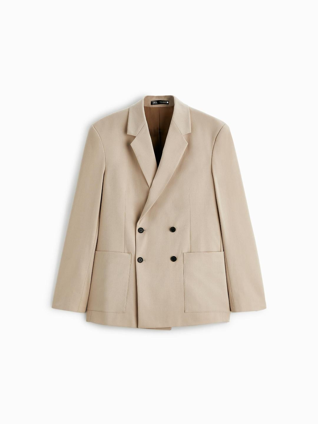 

ZARA Men Beige Blazers