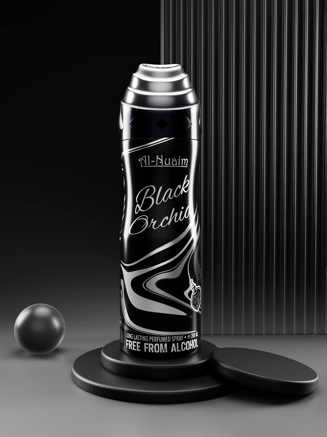 

Al-Nuaim Men Black Orchid Alcohol Free Long Lasting Deodorant - 200 ml