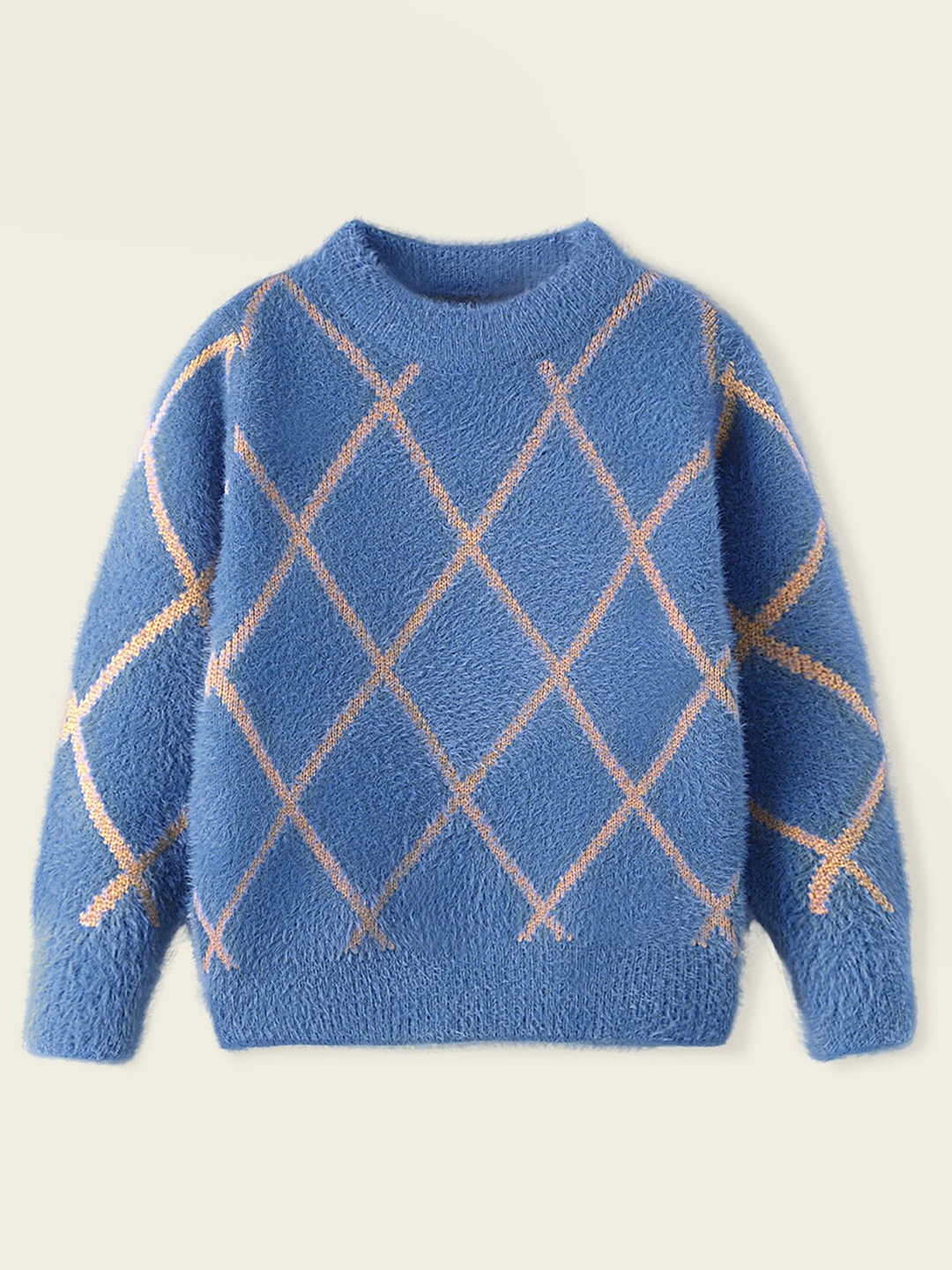

LULU & SKY Girls Printed Pullover, Blue