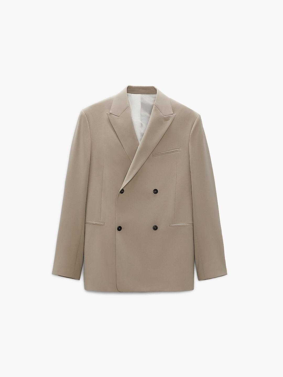 

ZARA Men Grey Blazers
