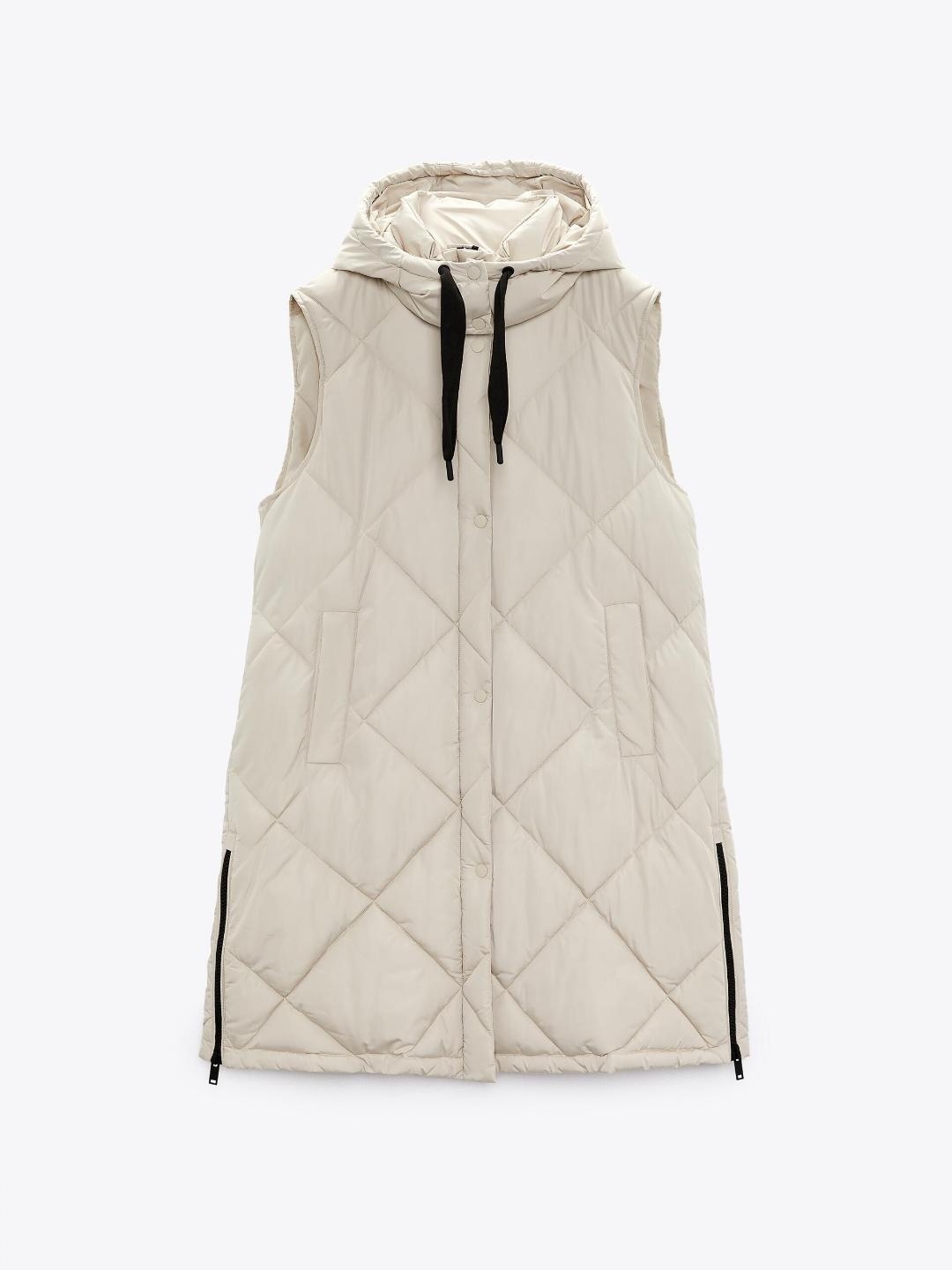 

ZARA Women Beige Waistcoat