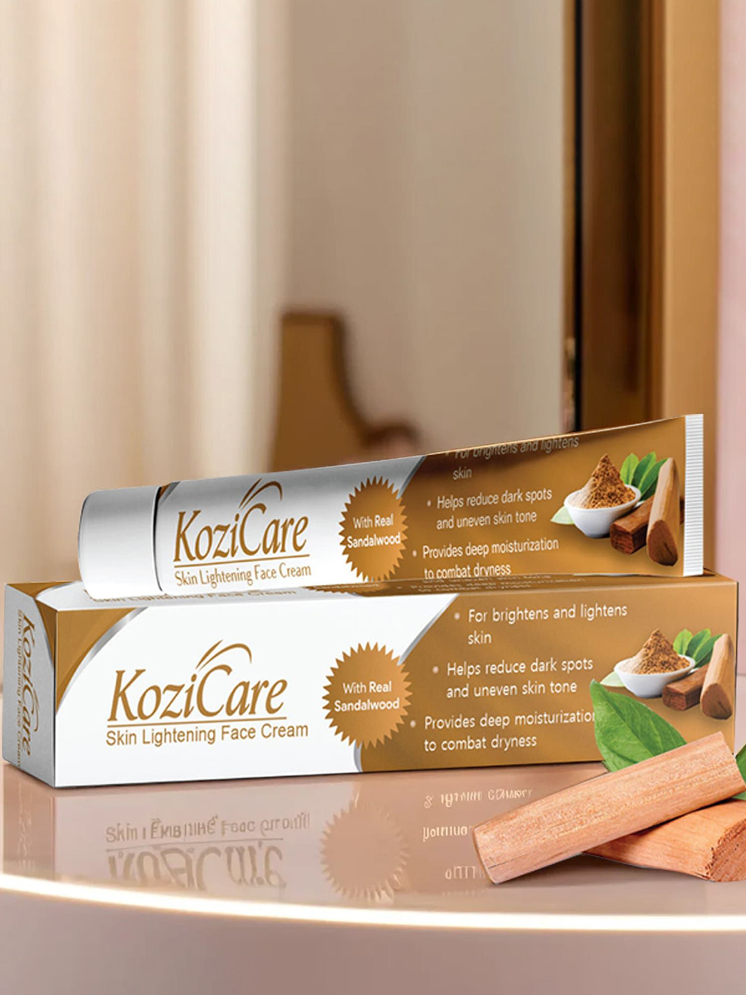 

KOZICARE Real Sandalwood Kojic Acid Cream - 15 g, Brown