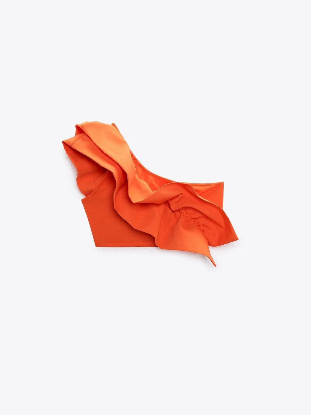 

ZARA Women Orange Shirts