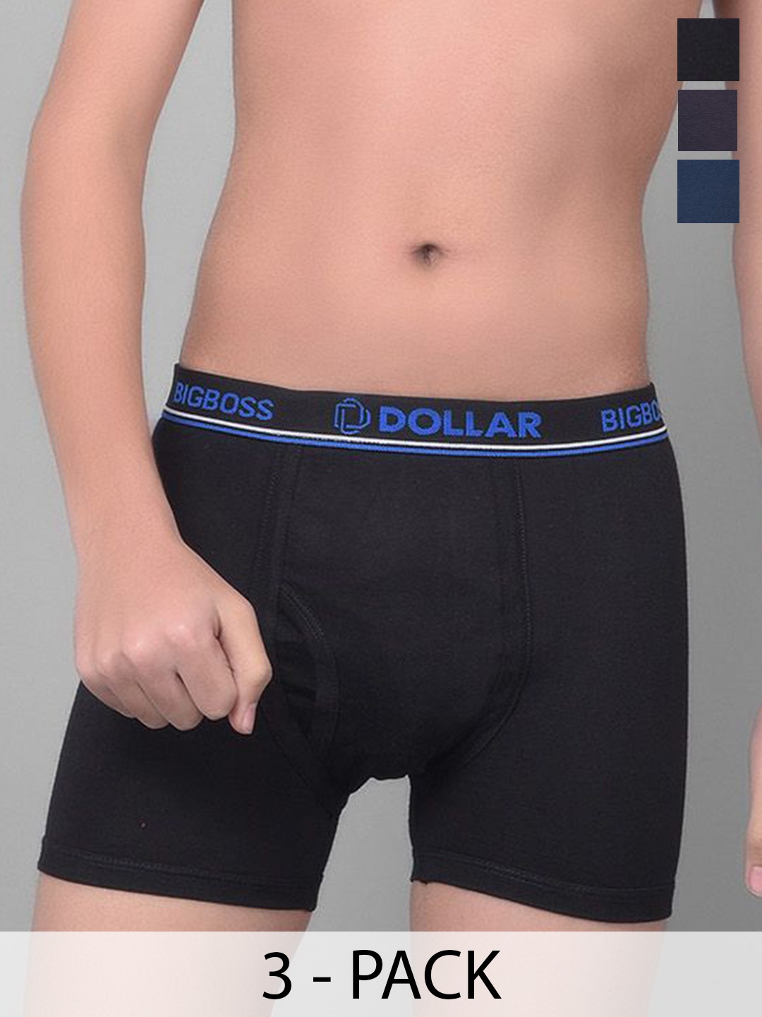 

Dollar Bigboss Boys Pack Of 3 Assorted Trunks MBKTR-03-LONG-PO3-CO1