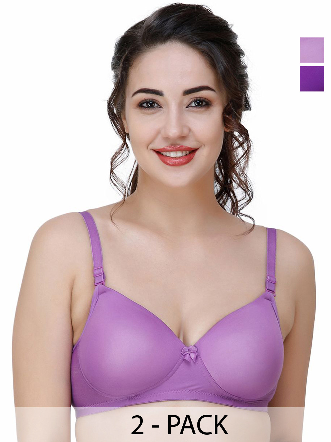 

College Girl Bra Full Coverage Lightly Padded, Purple
