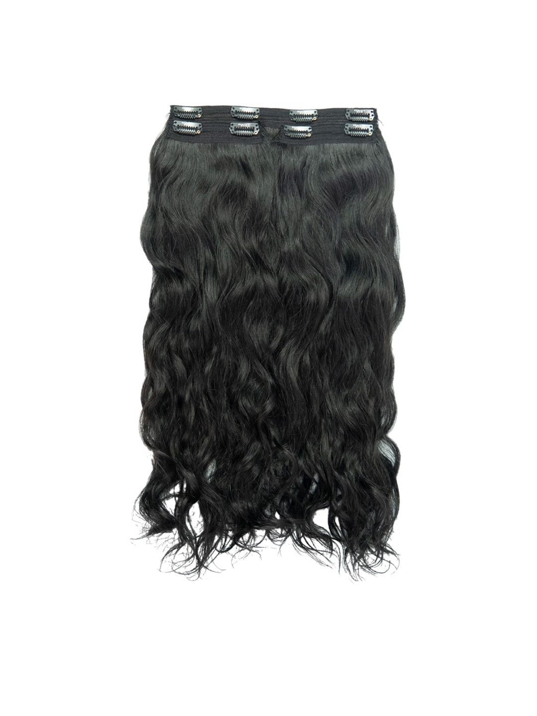 

GEMERIA HAIR Set Of 3 Clip-In Wavy Locks Hair Extension - Jet Black - 20 Inch