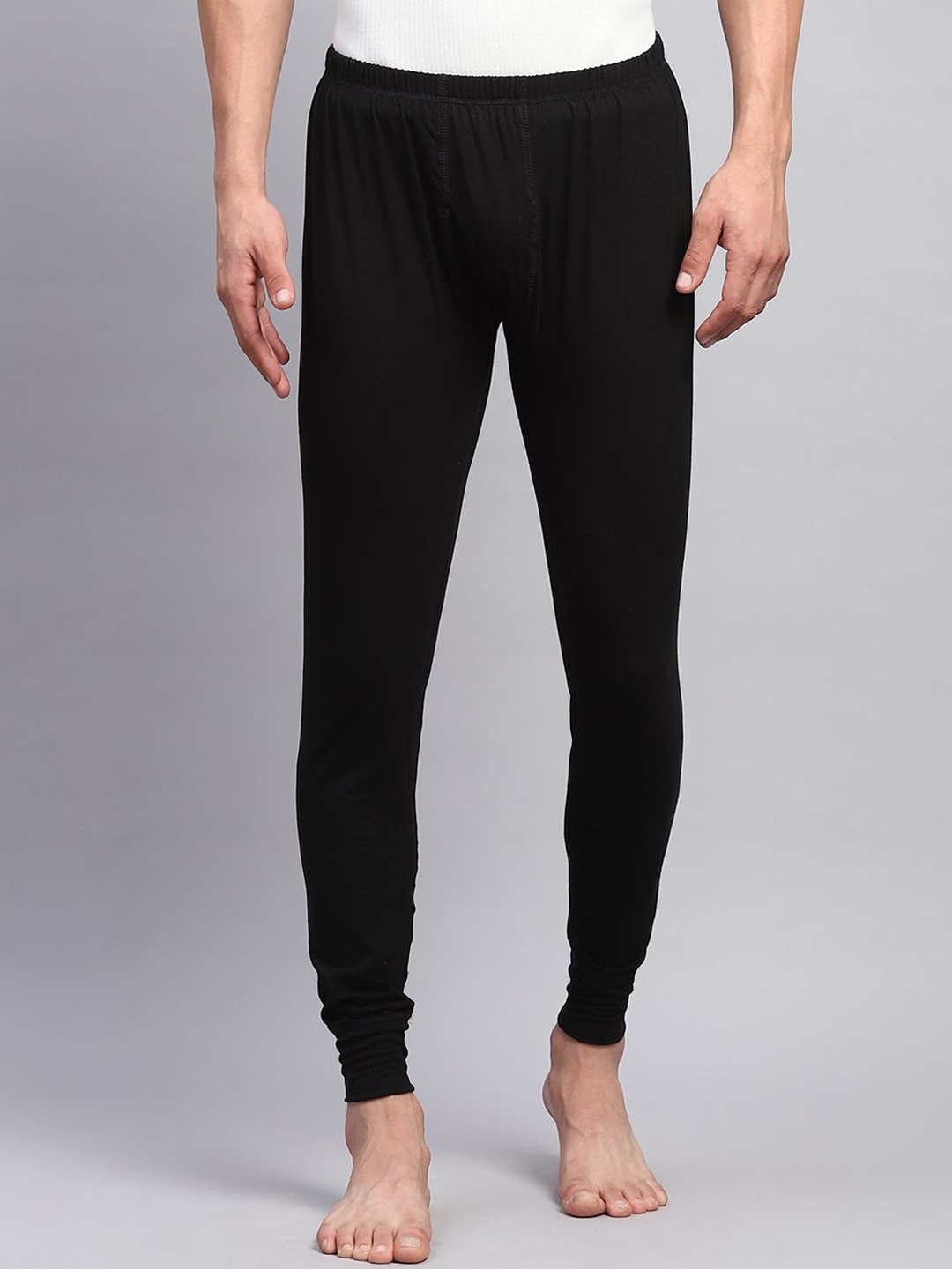 

Monte Carlo Men Mid-Rise Thermal Bottoms, Black