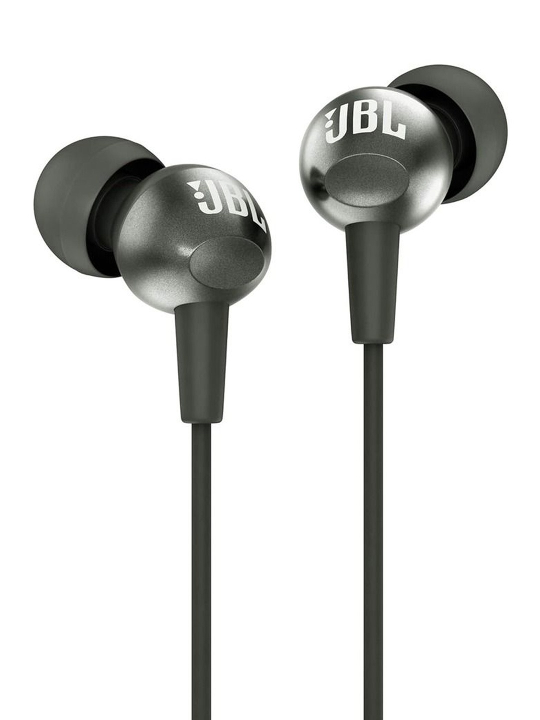 

JBL Gun Metal C200SI In Ear Wired Earphones with Mic Multi-Function Remote Metallic Finish, Black