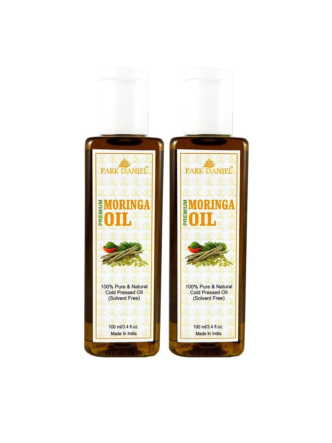 

Park Daniel Set Of 2 Premium Moringa Oil - 100 ml Each, Transparent