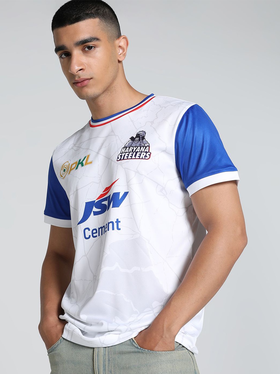 

Puma Haryana Steelers Printed Short Sleeve T-Shirts, White