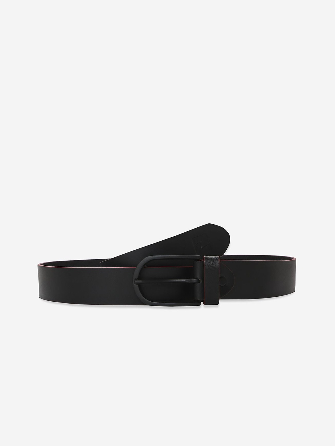 

SPYKAR Men Leather Tang Casual Belt, Black