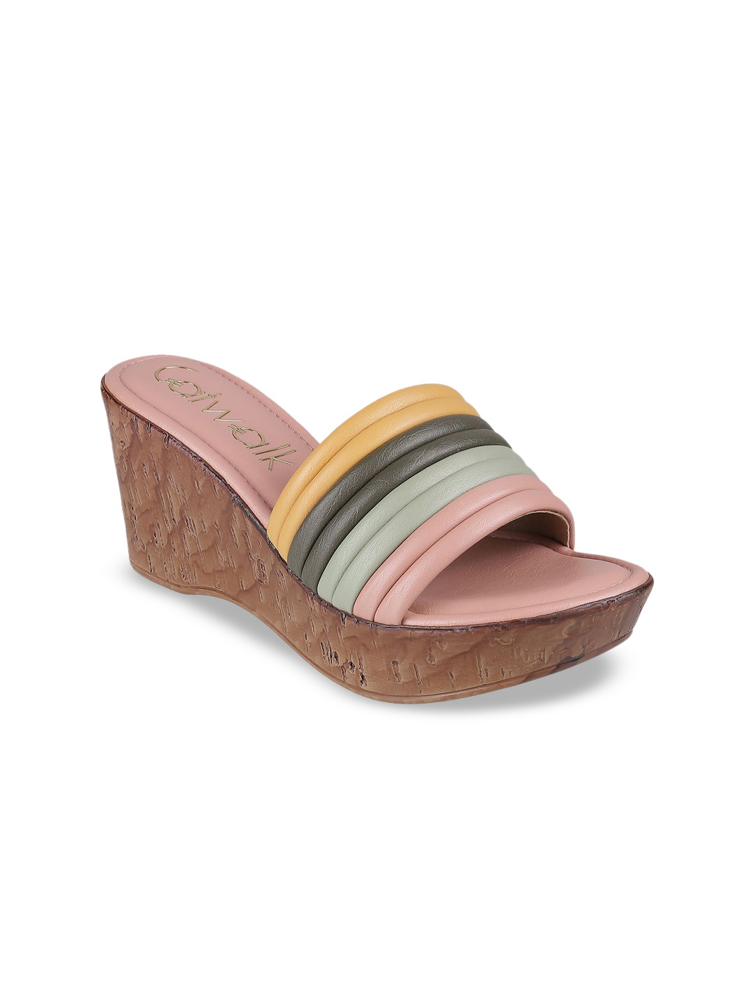 

Catwalk Women Colourblocked Wedge Sandals, Yellow
