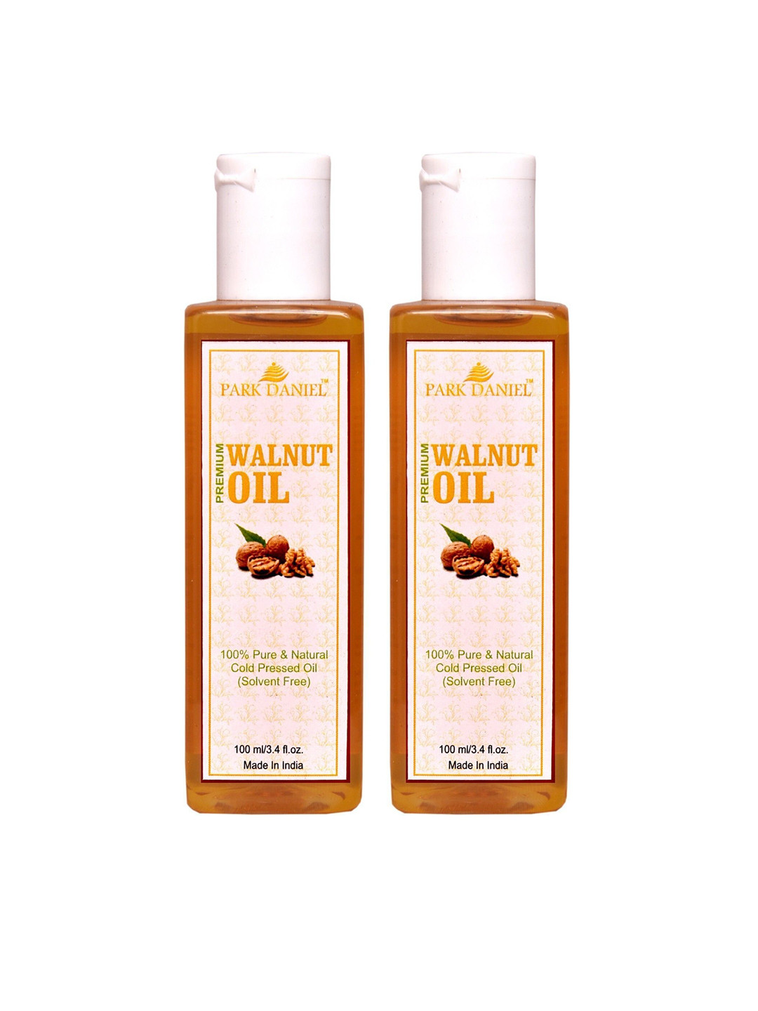 

Park Daniel Set Of 2 Premium Walnut oil - 100 ml Each, Transparent