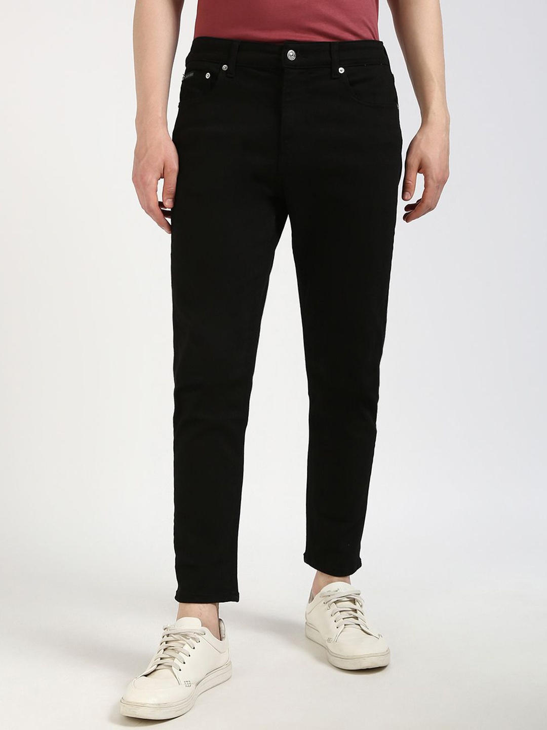 

Calvin Klein Jeans Fashion Men Cotton Slim Fit Casual Jeans, Black