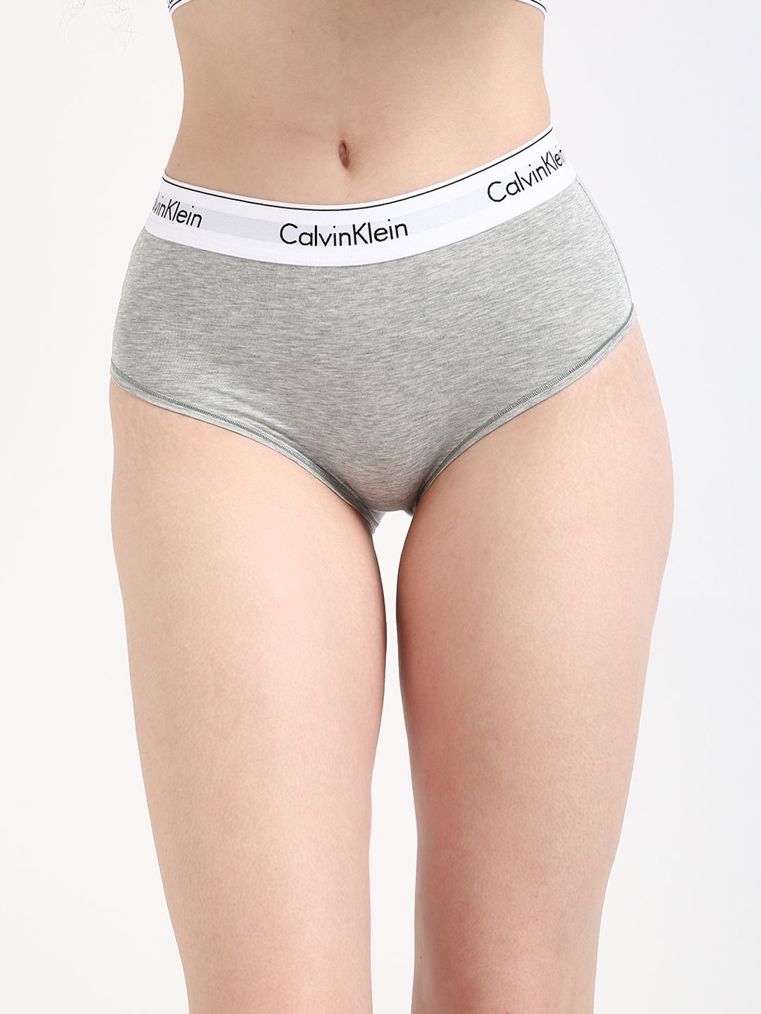 

Calvin Klein Underwear Women Cotton Mid-Rise Seamless Bikini Briefs, Grey