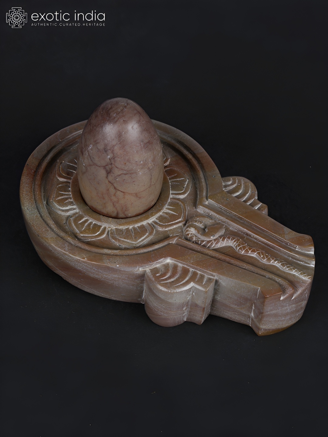 

Exotic India Brown Religious Idol Showpiece