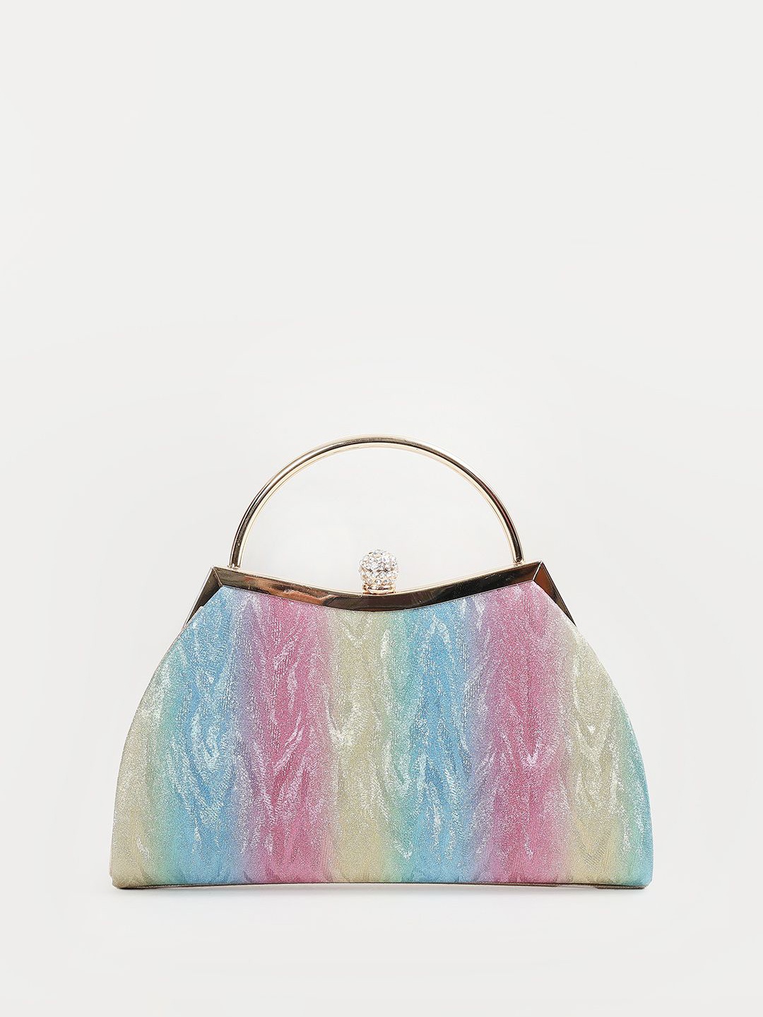 

CODE by Lifestyle Women Embellished Structured Handheld Bag, Blue