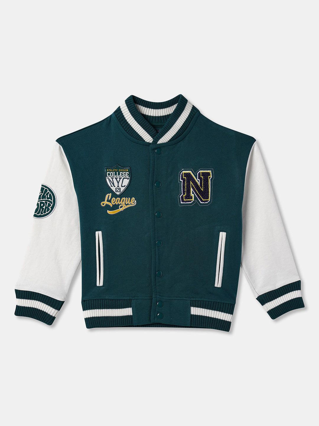 

R&B Boys without Long Sleeves Fashion Jacket, Blue
