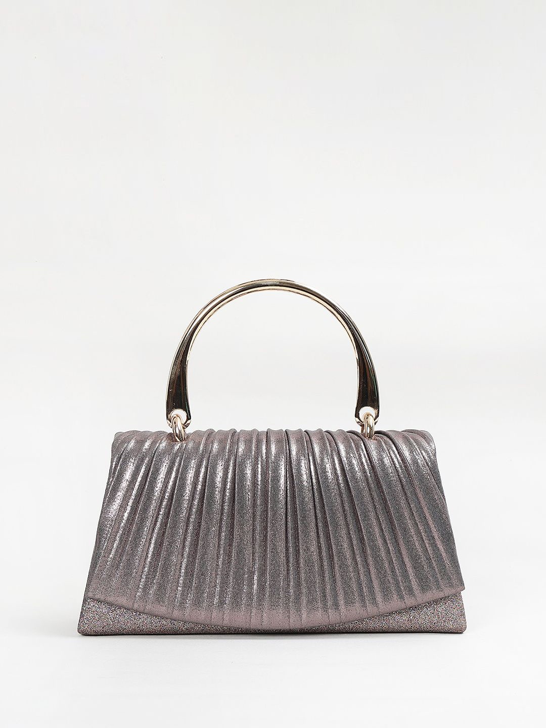 

CODE by Lifestyle Women Embellished Structured Satchel Bag, Grey