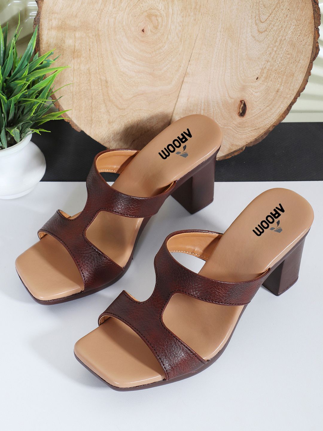 

AROOM Women Comfort Sandals, Brown